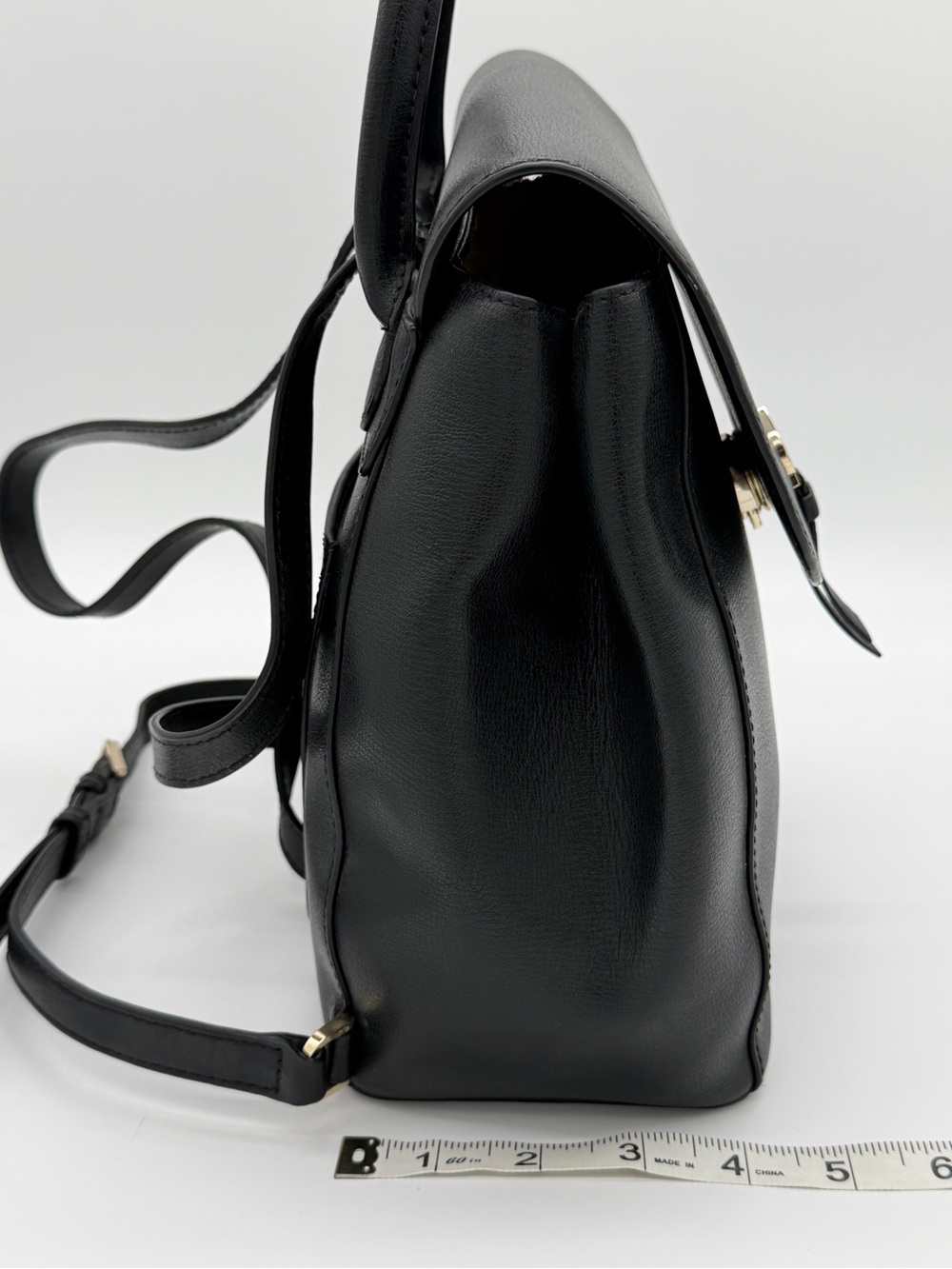 Kate Spade New York Chelsea Nylon Backpack Purse Bag Black Gold Hardware *** - Picture 7 of 11